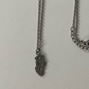 Otter Sterling Silver Necklace